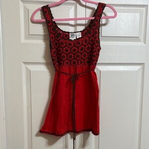 Ivy Jane Red and Black Camisole Top